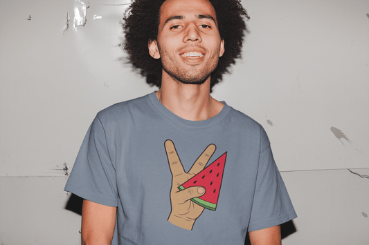 Palestine Victory – Watermelon Symbol T-Shirt | Barefaced